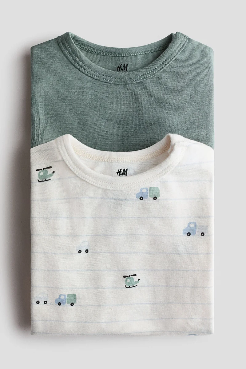 اتش اند ام بودي سوت بأكمام طويلة - عبوة من قطعتين