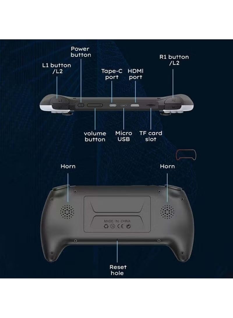 Derovan Portable Display Game V8 – 4.3″ Color Screen Handheld Console, 8 GB Built-In 400 Games, Dual Joysticks, MP4/Camera/AV-Out, TF Expandable, Compact Retro Gaming - Image 5