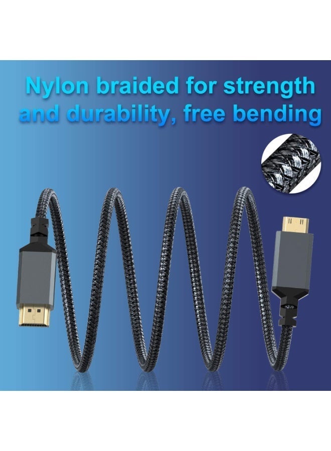 كابل HDMI إلى HDMI صغير ، 0.3 متر عالي السرعة يدعم 4K60hz إيثرنت ثلاثي الأبعاد وصوت - Image 5