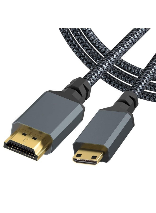 كابل HDMI إلى HDMI صغير ، 0.3 متر عالي السرعة يدعم 4K60hz إيثرنت ثلاثي الأبعاد وصوت - Image 1