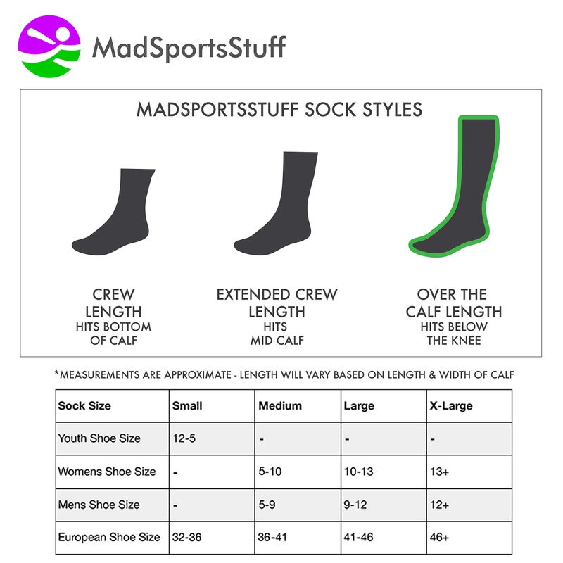 MadSportsStuff جوارب ميد سبورتس ستاف تريومف وردية الشريط للتوعية (أسود/نيون وردي، صغير) - Image 5