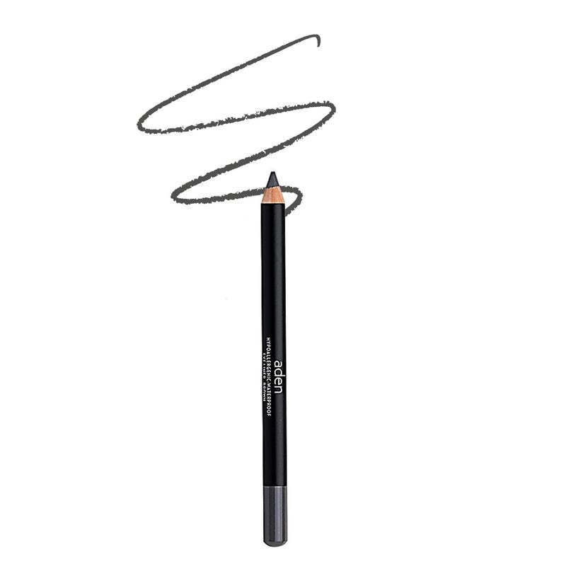 aden Eyeliner Pencil – Durable – Hypoallergenic & Waterproof – Oil free and Highly Pigmented (03 GRANITE)