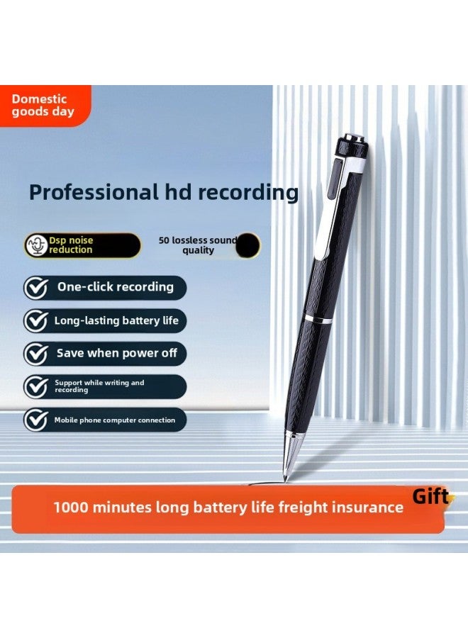 Pen-shaped Recording Pen Professional High-definition Noise Reduction Ultra-long Standby Student Class Recording Conference Recorder Equipment-Body Color:Android Version [supports Android Phone Link + One-click Recording + Super Long Battery Life] Comes With 3 Refills-Memory Capacity:128GB  - Image 2