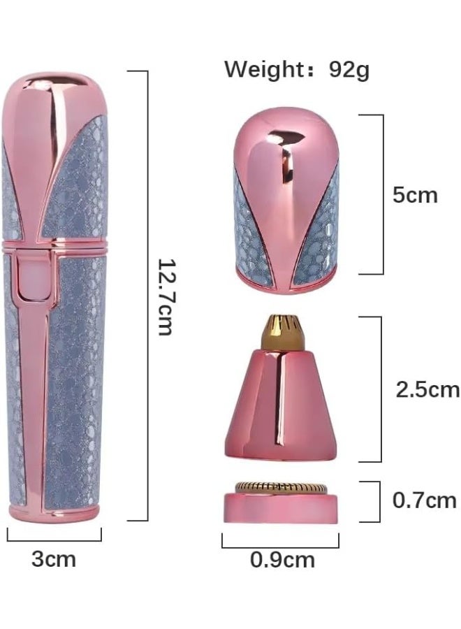 Flawless 2-in-1 Rechargeable Eyebrow Trimmer and Facial Hair Remover, Ideal for Painless Hair Removal HX-201 - Image 2
