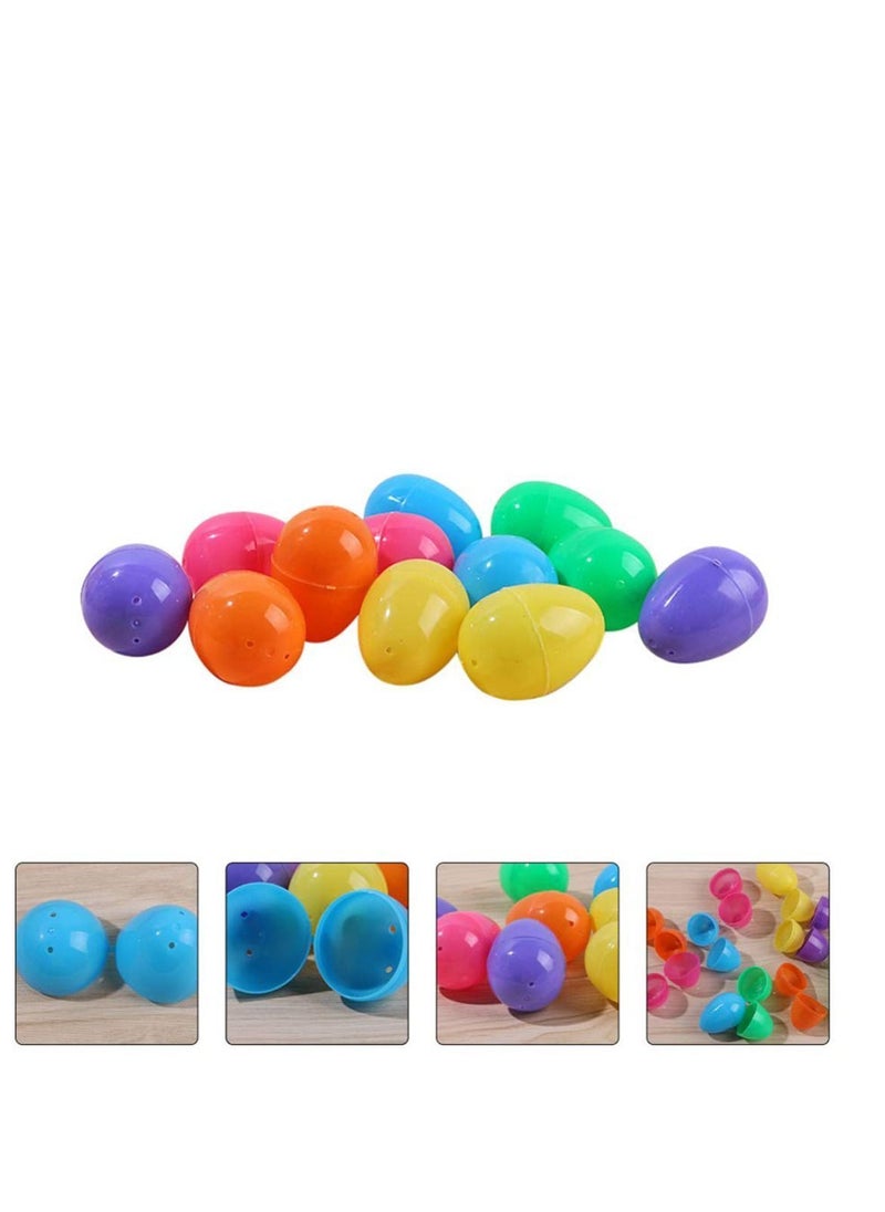 Y&D 48 Pcs Multicolor Plastic Eggs Artificial Chicken Egg for DIY Crafts Painting Party Home Decor Kids Kitchen  - Image 3
