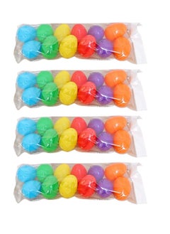 Y&D 48 Pcs Multicolor Plastic Eggs Artificial Chicken Egg for DIY Crafts Painting Party Home Decor Kids Kitchen  - Image 1