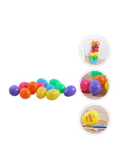 Y&D 48 Pcs Multicolor Plastic Eggs Artificial Chicken Egg for DIY Crafts Painting Party Home Decor Kids Kitchen  - Image 4