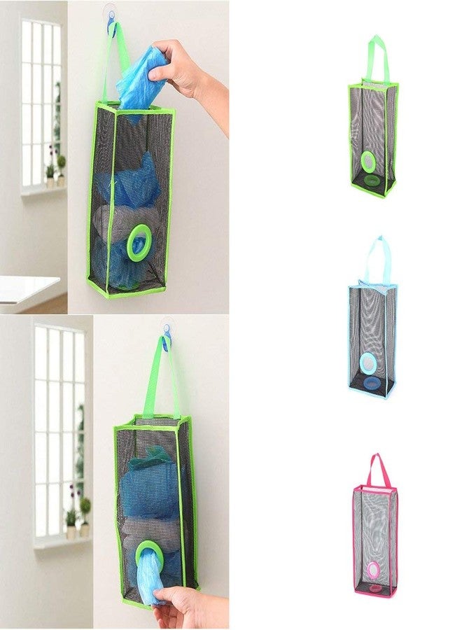 Zerolex Recyclable Hanging Folding Mesh Garbage Bag Storage Bag Convenient Bag - Image 5