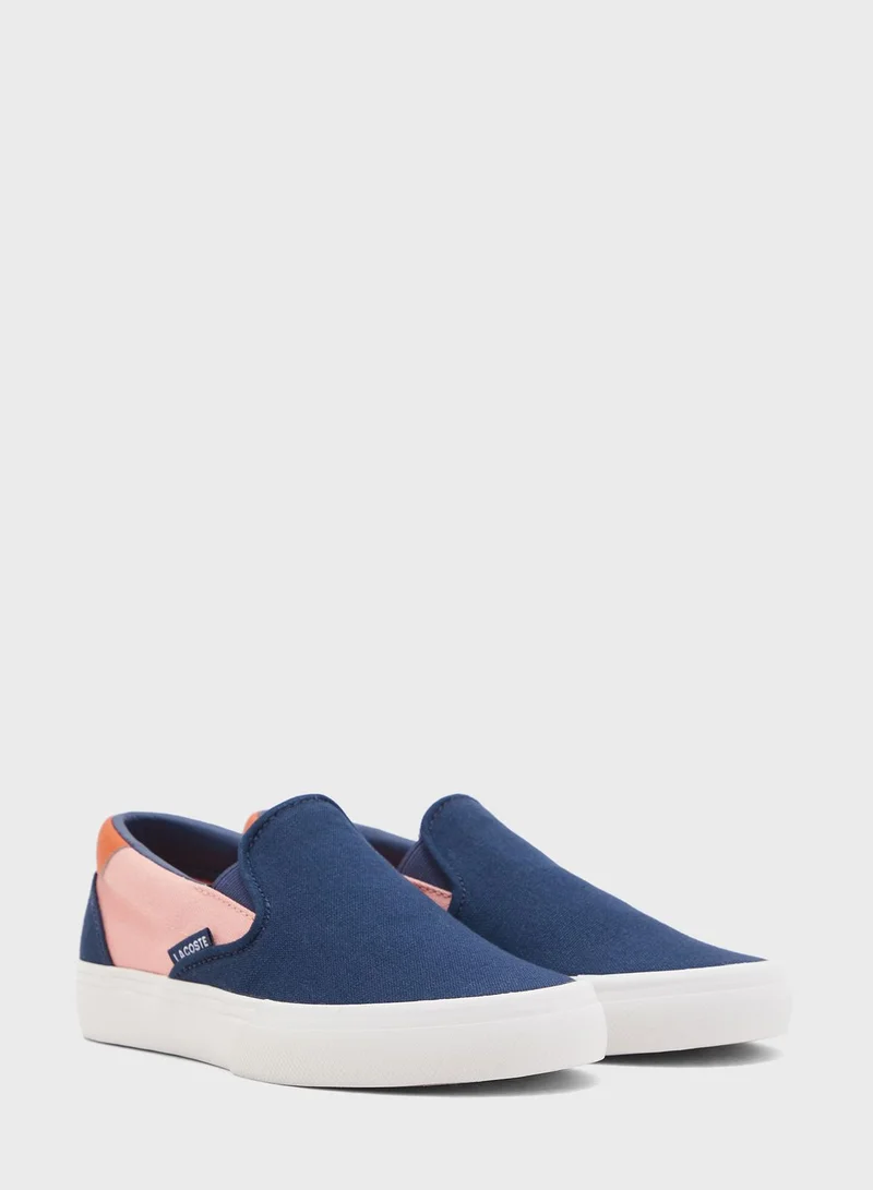 LACOSTE Youth Jump Serve Slip Ons