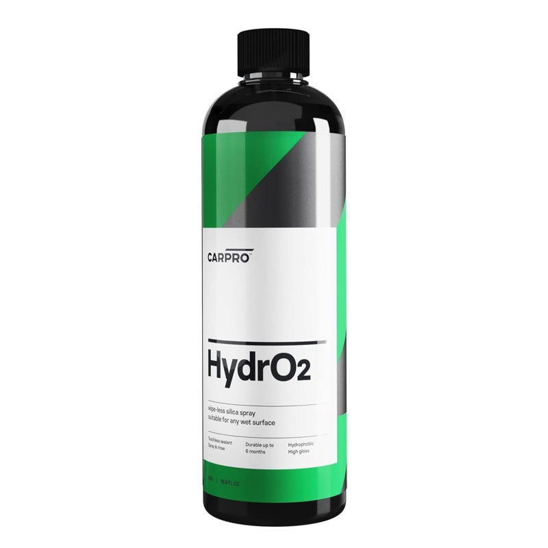 CARPRO HydrO2 سيلانت سيليكا للسيارات بدون لمس - سيلانت طلاء برذاذ/شطف، منظف سيارات مركز، حماية من الأشعة فوق البنفسجية - 500 مل (17 أونصة) - Image 1