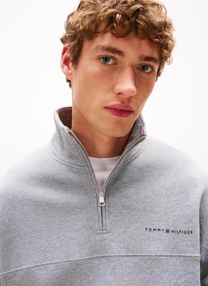 تومي هيلفيغر كنزة منزلية أصلية بسحاب نصفي - Image 3