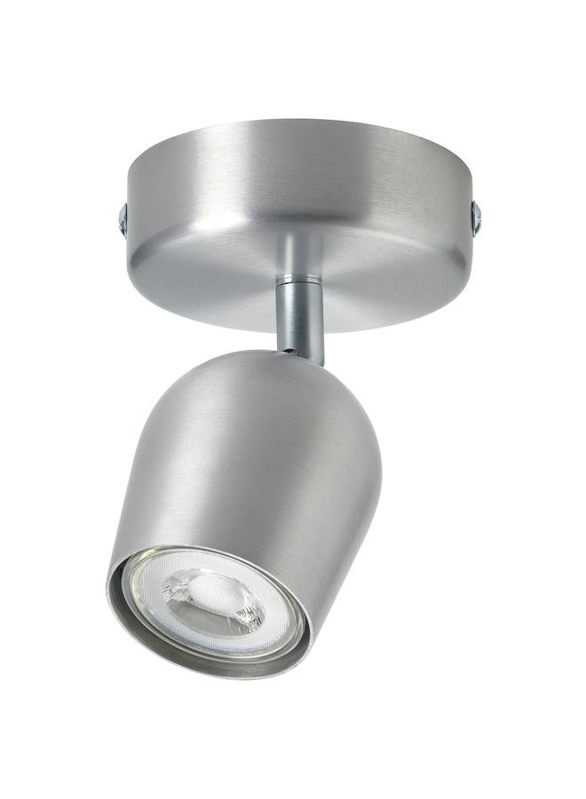 زبون كشاف سقف مع 1 بقعة، لون الألومنيوم - Image 1