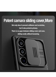 Nillkin Galaxy S24 Ultra Case, Slide Camera Case Design, 360° Full Body Coverage Shockproof Phone Cover, Anti-Fall Anti-Scratch Anti-fingerprint Protective Case for Samsung Galaxy S24 Ultra 5G, Black  - Image 5