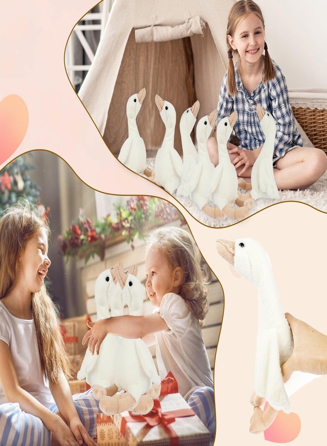 Flahard 6 Pack 15.7 Inch Soft Swan Stuffed Animal Toy Smooth Plush Goose Toy Long Goose Neck Swan Hugging Pillow Goose for Party Gifts (Color Set 1) - Image 5