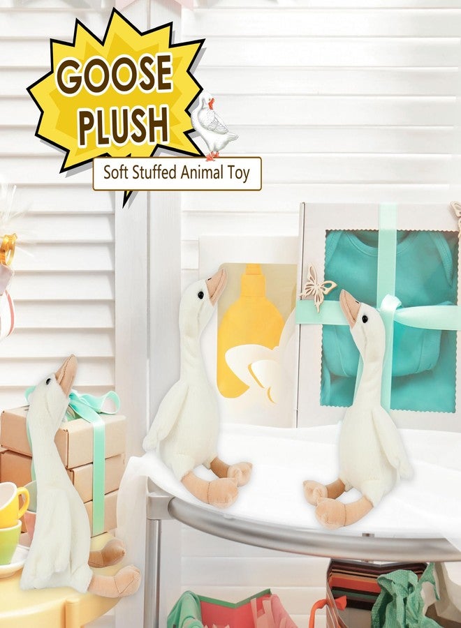 Flahard 6 Pack 15.7 Inch Soft Swan Stuffed Animal Toy Smooth Plush Goose Toy Long Goose Neck Swan Hugging Pillow Goose for Party Gifts (Color Set 1) - Image 3