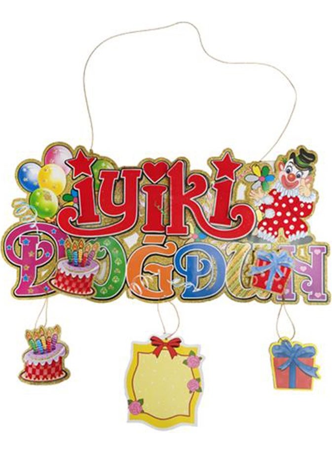 Eminönü Toptancı - Eminönü Wholesale Ornament Happy Birthday and Special Local Print - Image 1