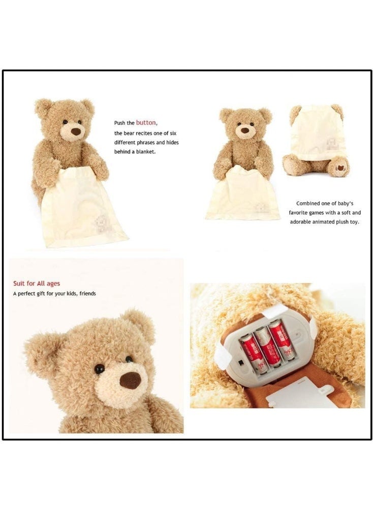 Gund Peek-A-Boo Bear – Animated Teddy with Voice for Kids - Image 5