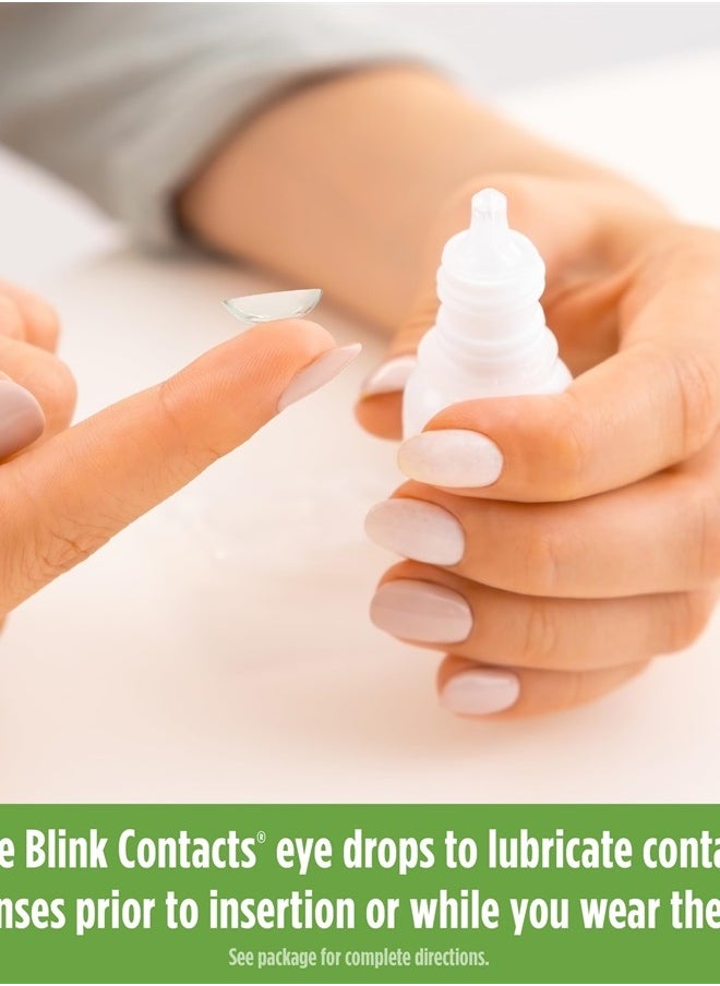 Blink - Blink contacts lubricating eye drops, for soft and rgp lenses 10ml - Image 1