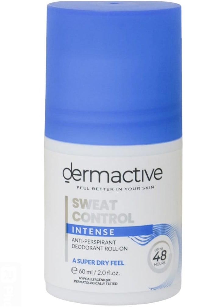 Dermactive - Dermactive Sweat Control Intense Deodorant Roll On - 60 Ml - Image 1