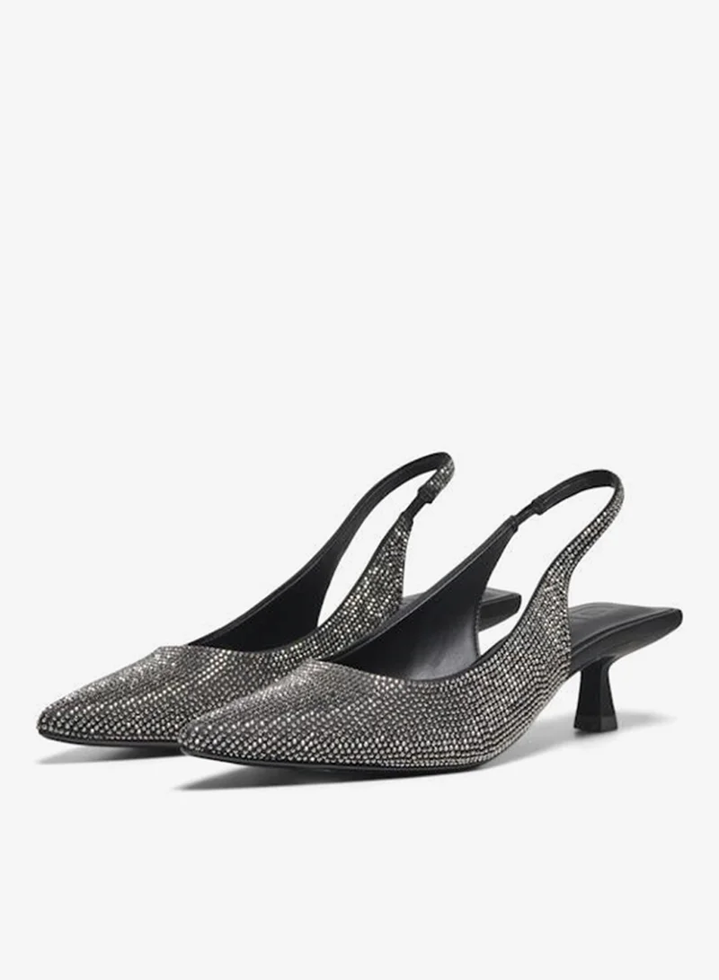 ONLY Onlcoco-7 Slingback Bling Pumps
