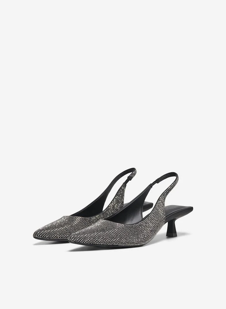 ONLY Onlcoco-7 Slingback Bling Pumps