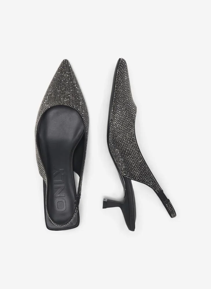 ONLY Onlcoco-7 Slingback Bling Pumps
