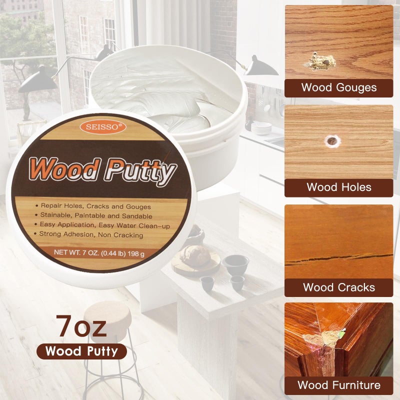 SEISSO Wood Furniture Repair Kit, 12 Colors Wood Repair fillers with Wood Putty. Used for Stains, Scratch, Wood Floors, Stains, Tables, Desks, and Cover Ups - Image 5