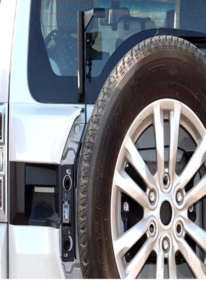 Pajero Flag Holder. Flag Pole, Spot Light&antenna Holder For Mitsubishi Pajero Gen4 2008-2023 Models. Manganese Steel Flagpole Bracket - Image 3