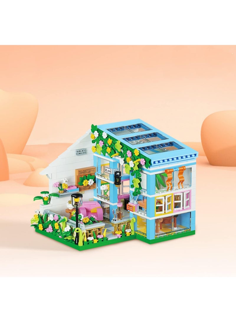 Mini Building Blocks Set Toys Friendship Dream House Girl Family House Building Bricks Set Toys for Girls Constuction Bricks Education Assembly Toy Christmas Birthday Gift for Kids(608 Pieces) - Image 2