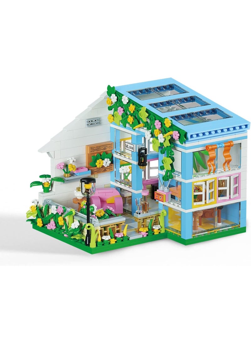 Mini Building Blocks Set Toys Friendship Dream House Girl Family House Building Bricks Set Toys for Girls Constuction Bricks Education Assembly Toy Christmas Birthday Gift for Kids(608 Pieces) - Image 1