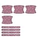 winterrock 8PCS Bling Car Door Handle Protectors Shiny Auto Doors Bowl Protective Sticker Crystal Rhinestone Door Handle Scratch Decals Auto Vehicle Protector Decor Covers Pink - Image 2