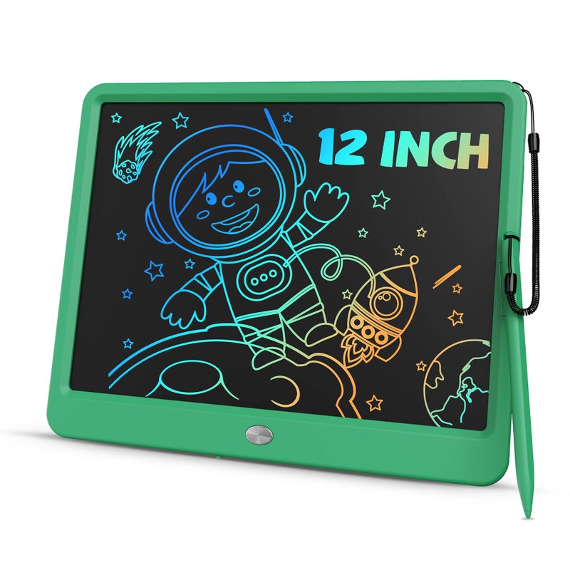 TEKFUN LCD Writing Tablet for Kids 12inch Large Doodle Board Erasable Drawing Board Zero Mess Coloring Travel Car Trip Toys for Toddler Kids Birthday for Age 310 Boys Girls - Image 3