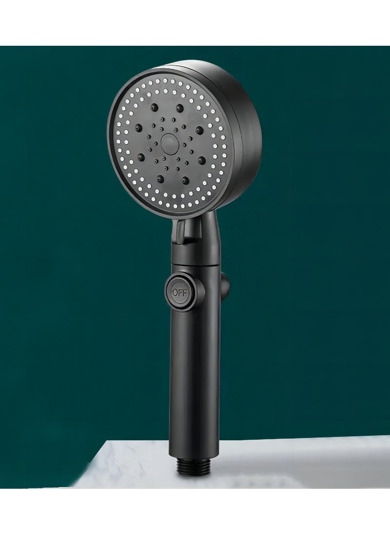Arabest - High Pressure Multifunction Hand Spray Head with 5 Modes, 360° Adjustable Detachable Hydro Jet Shower Head and Pause Switch - Image 1