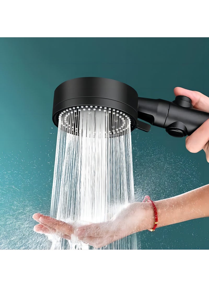 Arabest - High Pressure Multifunction Hand Spray Head with 5 Modes, 360° Adjustable Detachable Hydro Jet Shower Head and Pause Switch - Image 1