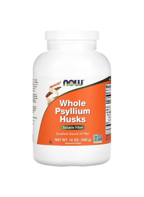 NOW Foods, Whole Psyllium Husks, 12 oz (340 g)