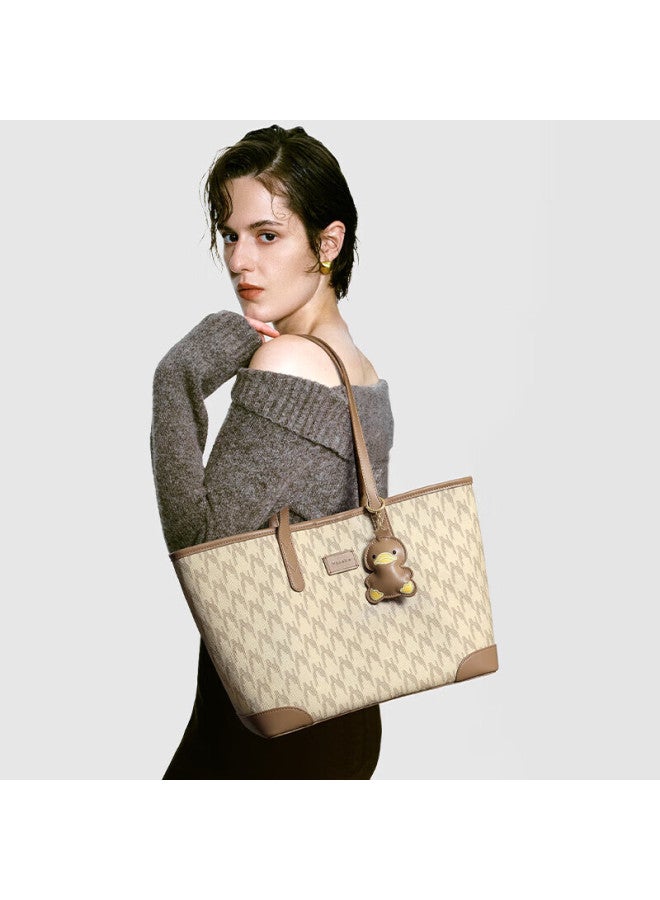 نوسيل Nucelle حقيبة يد نسائية حقيبة Duck Tote، سعة كبيرة، حقيبة كتف للمواصلات - Image 2
