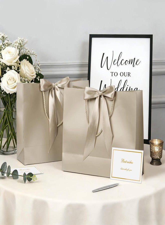 Ohuimrt Champagne Gift Bags with Handles, 13", 2 Pack - Image 5