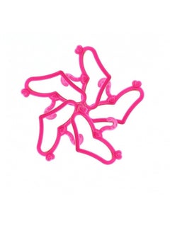 E-TING ETING 60 PCS Pink Plastic Little Hangers for Girl Doll Dress Clothes Gown Doll Clothes Accessories  - Image 1