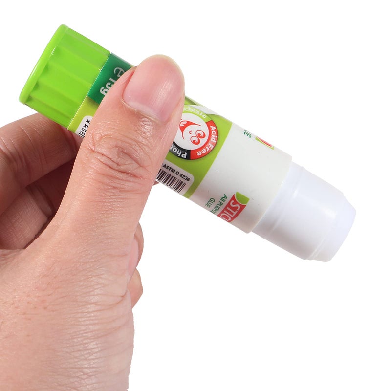 ACEIRMC 3D Printer Glue Stick for Hot Bed Print Filament PLA ABS PET PETG Washable Anti-Tilt Non-Toxic - 21g(Pack of 3) (3pcs) - Image 3