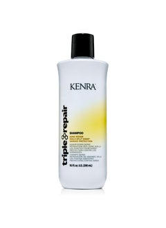 Kenra Triple Repair Shampoo Targets & Repairs Weak Or Broken Bonds Split Ends Damaged Hair Bond Builder Sulfatefree 10.1 Fl. Oz.  - Image 1