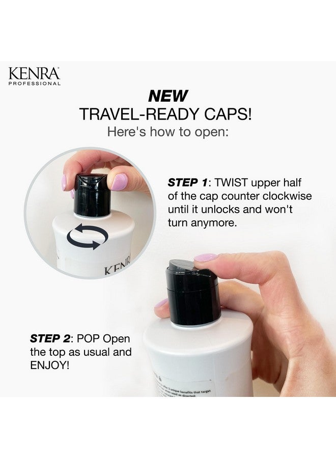 كينرا شامبو الإصلاح الثلاثي يستهدف ويصلح الروابط الضعيفة أو المكسورة والأطراف المتقصفة، منشئ روابط الشعر التالف، خالي من الكبريتات، 10.1 أونصة سائلة. أوز. - Image 3