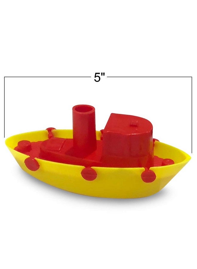 ArtCreativity Toy Boat Bath Toys for Kids & Toddlers, Set of 4, Kids Pool Toys for Outdoor Water Play, Floating Pool Boat Toys for Bathtub, Summer Beach Toys, Cute Party Favors for Boys and Girls - Image 3
