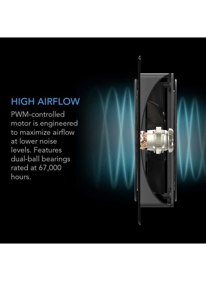 AC Infinity مروحة AIRTITAN T7 بقطر 300 مم مع وحدة تحكم في درجة الحرارة والرطوبة لغرفة الزحف، القبو، المرآب، العلية، الزراعة المائية، الخيام - Image 4