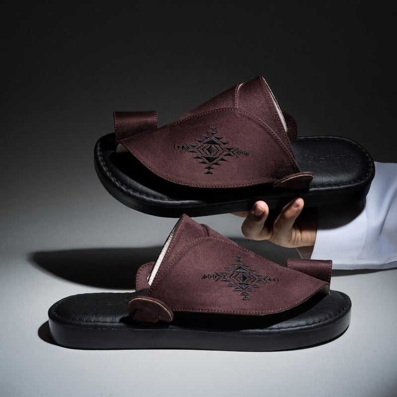 Arabic Sharqi Sandals | Brown | Sandals Traditional footwear - Image 1