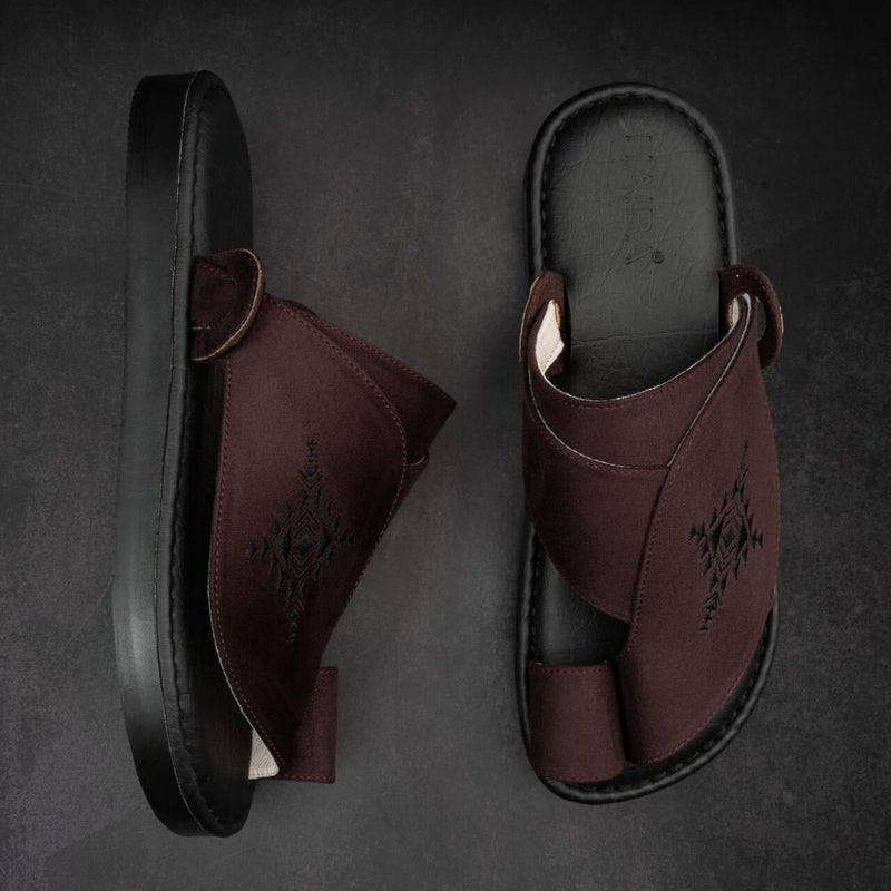 Arabic Sharqi Sandals | Brown | Sandals Traditional footwear - Image 2