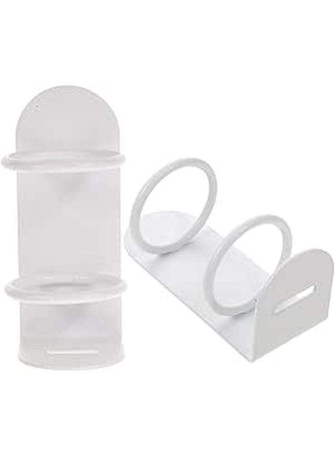 Wall Mounted Toothbrush Holder Punch Free Adhesive Rack For Electric Toothbrush Bathroom Storage Organizer - Image 1