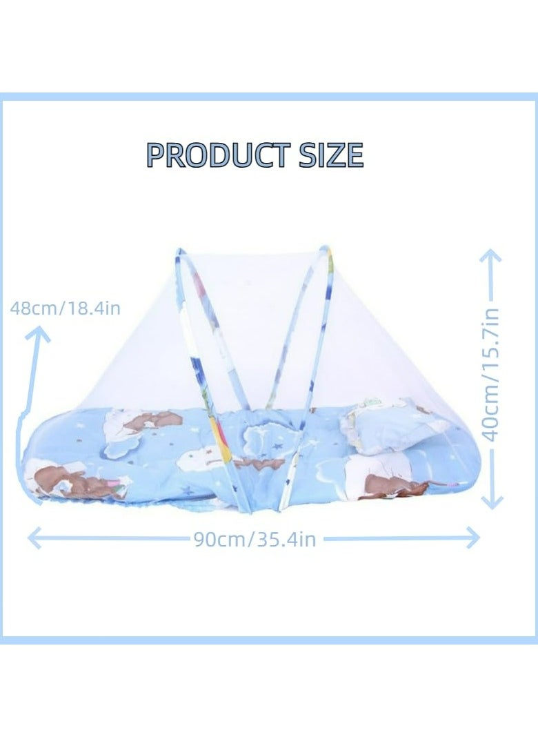 Oasisgalore Baby Folding Portable Mosquito Nets for Summer Travel Bed  - Image 3