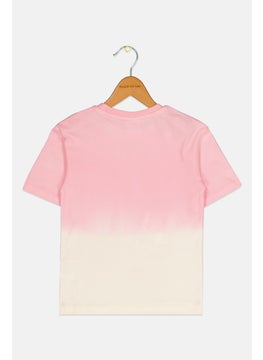 Disney Kids Girl Minnie Mouse Short Sleeves T-Shirt, Pink  - Image 2