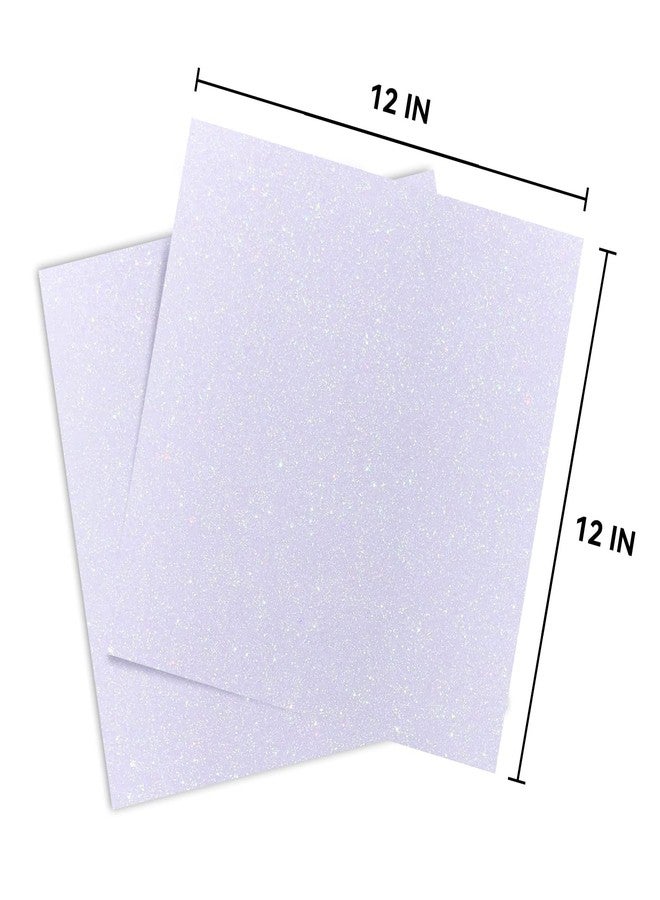 Bonmiy White Glitter Cardstock - 30 Sheets Glitter Paper - Sized 12" x 12" - Premium Card Stock for Scrapbooking, Crafts, Decorations, Weddings… - Image 2