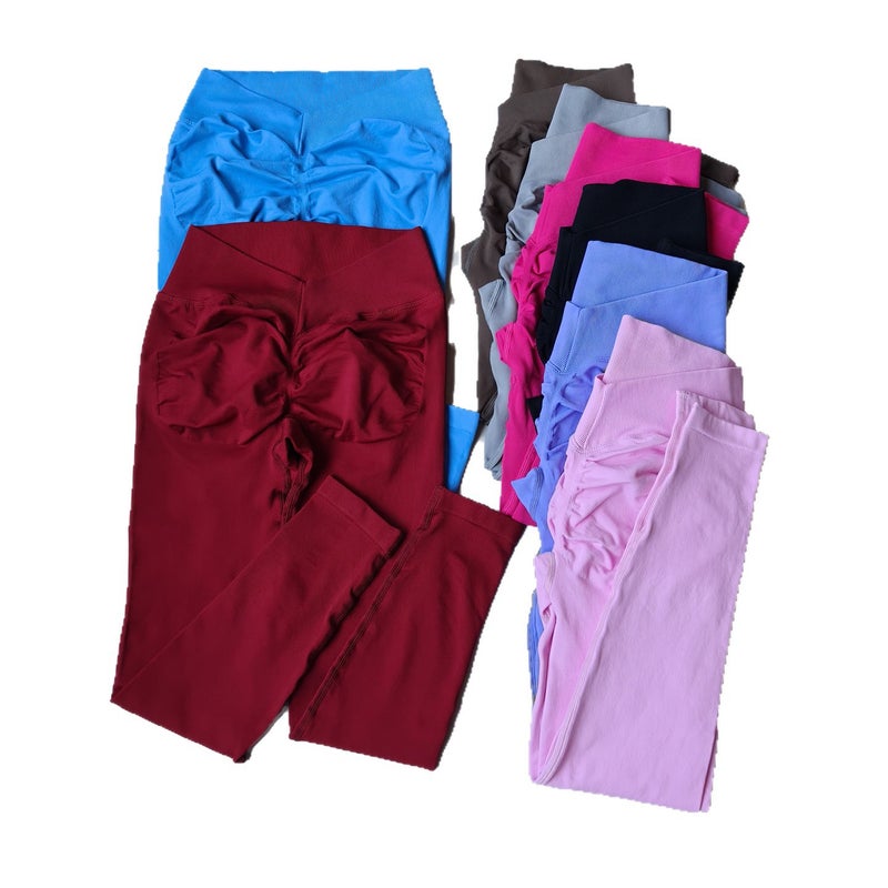 Women's Seamless Yoga Leggings with Scrunch Butt Lift, Quick-Dry High-Waist Tights - Image 5